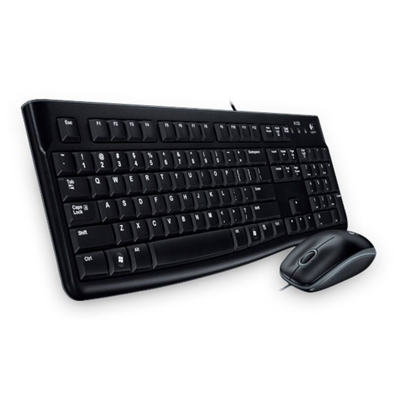 Kit Teclado E Mouse Logitech Mk Usb Preto Pichau