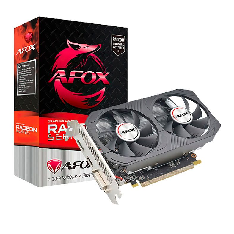 Placa De Video Afox Radeon RX 550 4GB GDDR5 128 Bit AFRX550