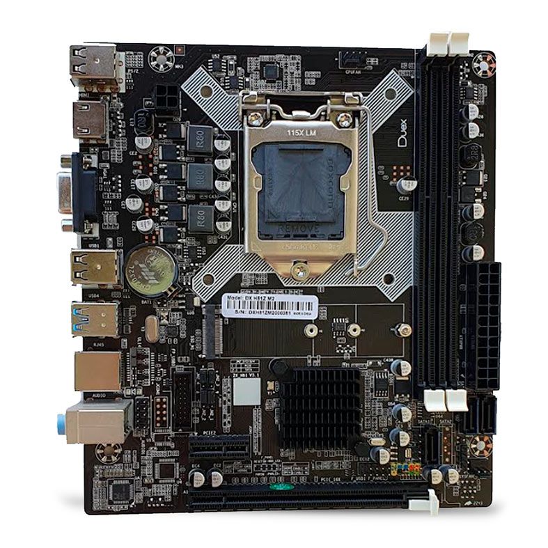 Placa Mae Duex Dx H Z M Ddr Socket Lga Chipset Intel H Dx