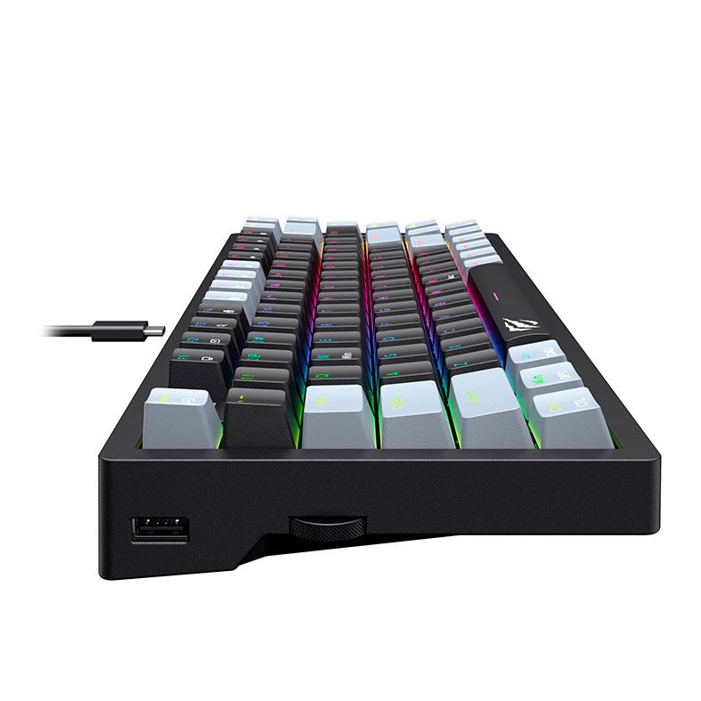 Teclado Mecanico Havit KB879L RGB Switch RED HVKB KB879L BK Pichau