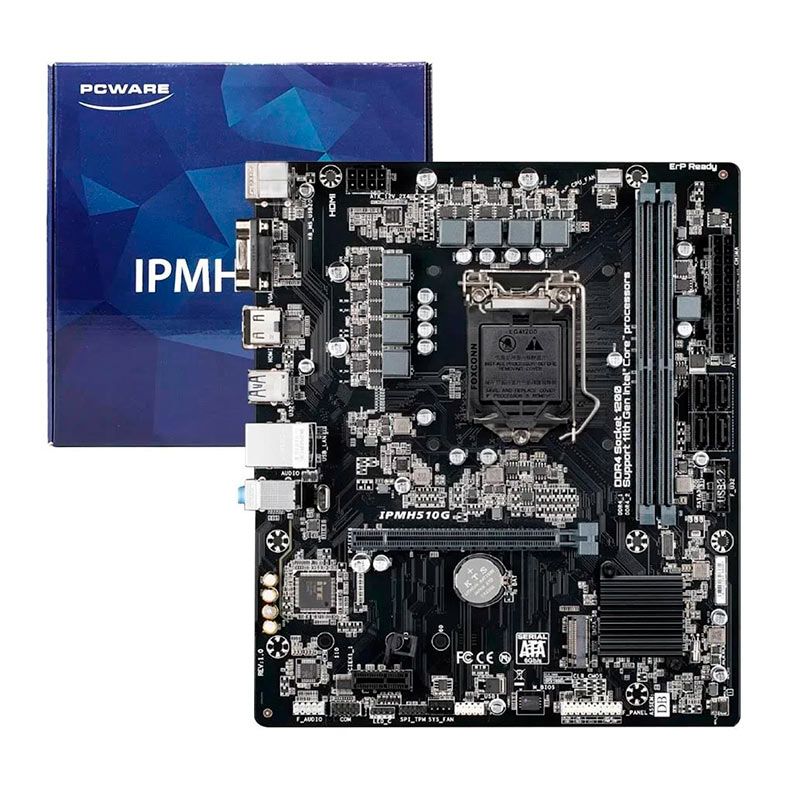 Placa Mae Pcware Ipmh G Ddr Socket Intel Lga M Atx Ipmh G