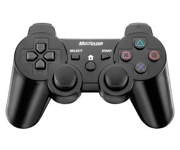 Controle Gamer Multi Dual Shock X Para Ps Ps Pc Preto Js Pichau