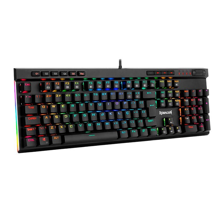 Teclado Opto Mecanico Redragon Vata PRO RGB Switch Azul K580RGB PRO