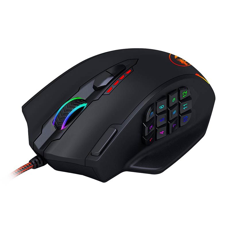 Mouse Gamer Redragon Impact Chroma Rgb Dpi M Pichau