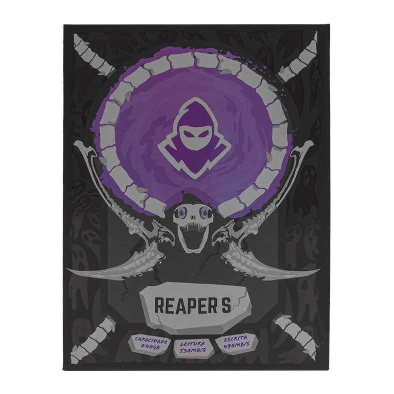 SSD Mancer Reaper S 240GB SATA III 6GB S Leitura 530 MB S Gravacao