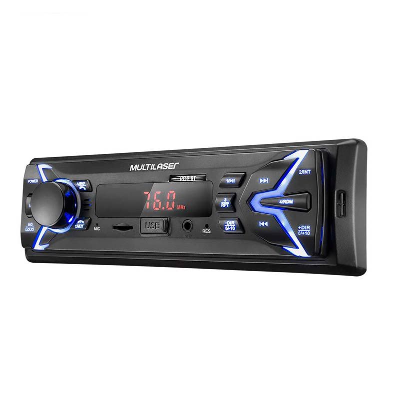 Som Automotivo Multilaser Pop Bt Radio Bluetooth P Pichau