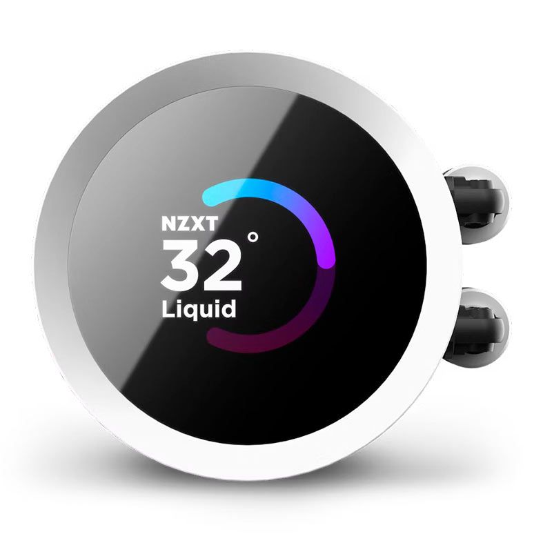 Water Cooler Nzxt Kraken Rgb Display Lcd Mm Branco Rl Kr