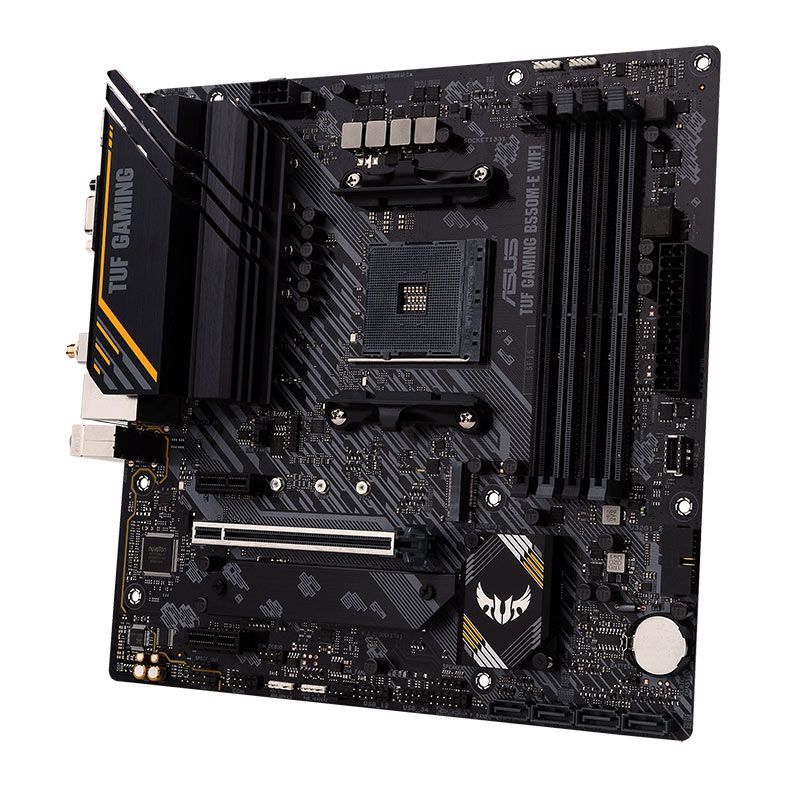 Placa Mae Asus TUF Gaming B550M E WI FI DDR4 Socket AM4 Chipset AMD