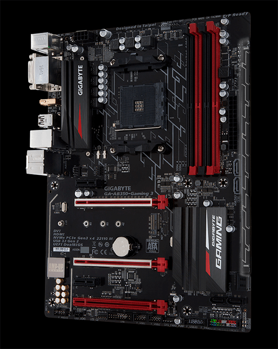 Placa M E Gigabyte Ga Ab Gaming Am Chipset Amd B Pichau