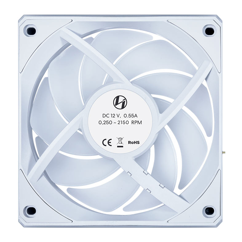 Ventoinha Lian Li Uni Fan CL Wireless, ARGB, 120mm, Branco, 12CL1W1W - miniatura 10