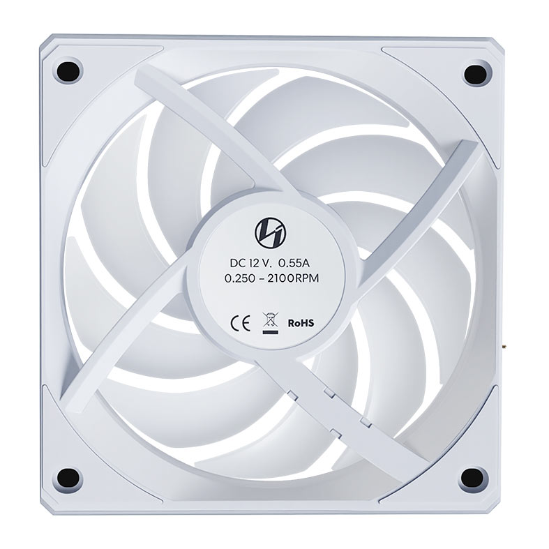 Ventoinha Lian Li Uni Fan CL Wireless Reverse, ARGB, 120mm, Branco, 12RCL1W1W - miniatura 9
