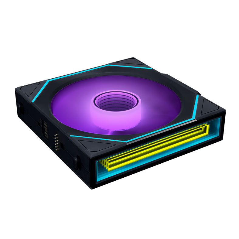 Ventoinha Lian Li Uni Fan SL Infinity Wireless Reverse, RGB, 120mm, Preto, 12RSLIN1W1B - miniatura 3