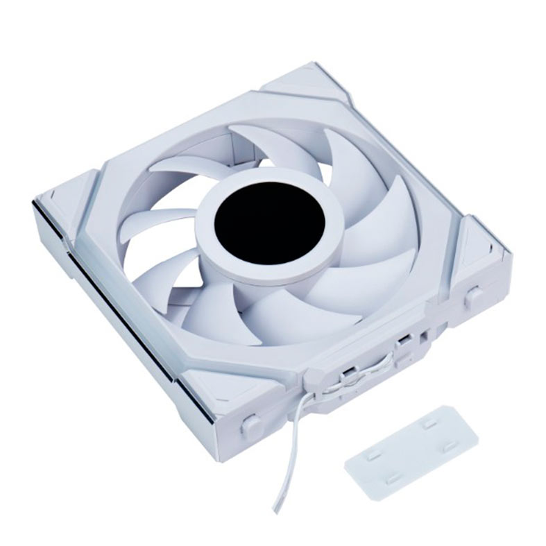 Ventoinha Lian Li Uni Fan SL Reverse Blade Wireless LCD , ARGB, 120mm, Branco, 12RSLLCD1W1W - miniatura 4