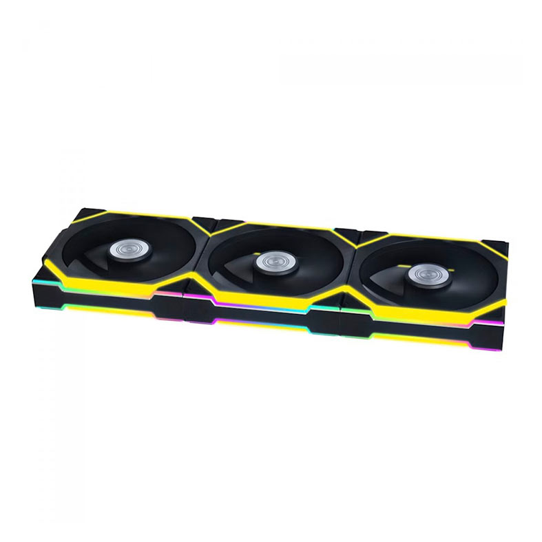 Kit Ventoinhas Lian Li Uni Fan SL Wireless, ARGB, 3x120mm, Preto, 12SL1W3B - miniatura 3