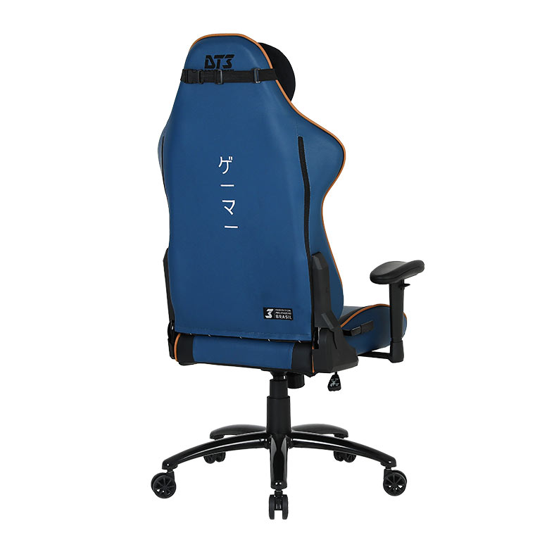 Cadeira Gamer DT3 Tanoshii V2, Preto e Azul, 13435-6 - miniatura 6