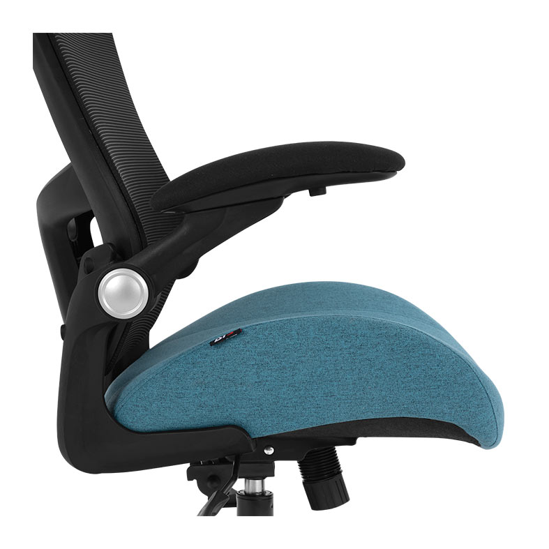 Cadeira Office DT3 Vita Super H, Preto e Azul, 14248-9 - miniatura 10