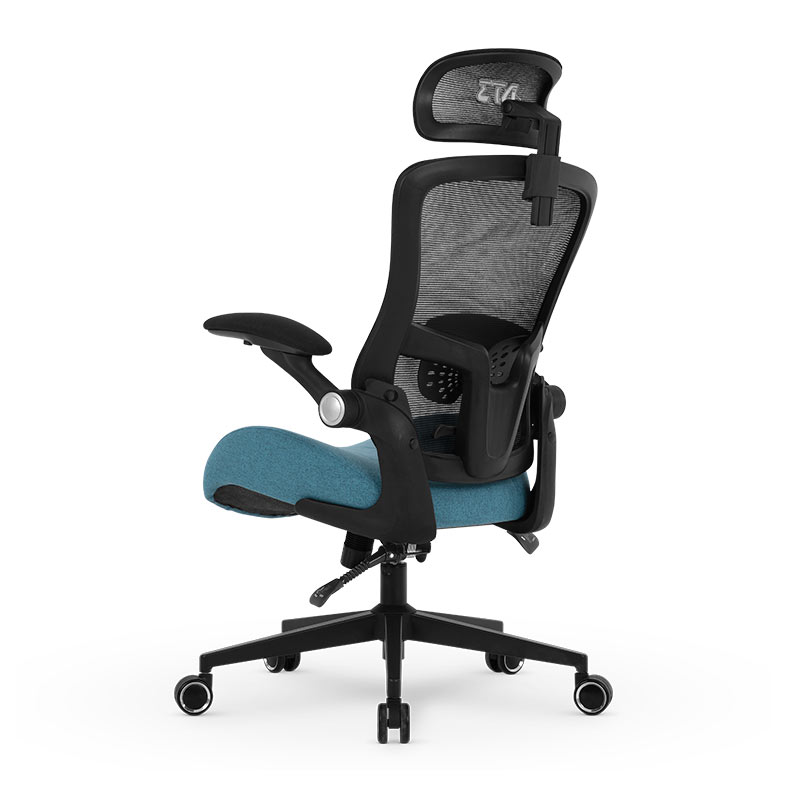 Cadeira Office DT3 Vita Super H, Preto e Azul, 14248-9 - miniatura 7