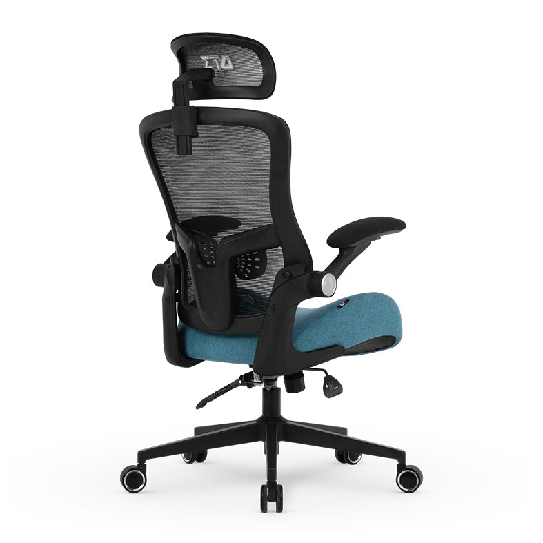 Cadeira Office DT3 Vita Super H, Preto e Azul, 14248-9 - miniatura 8