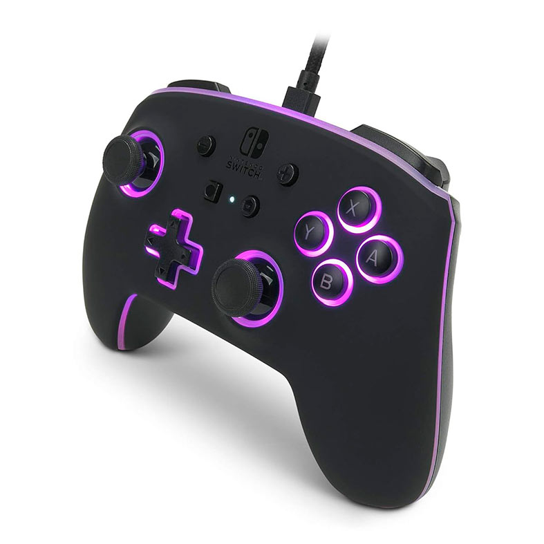 Controle PowerA Spectra, USB, Para Nintendo Switch, Preto, 1510925-01 - miniatura 5