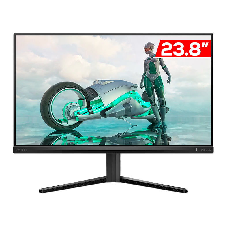 Monitor Gamer Philips Evnia, 23.8 Pol, IPS, FHD, 1ms, 180Hz, G-Sync, HDMI/DP, 24M2N3200L - imagem 1