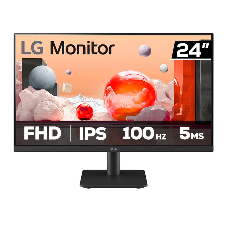 Monitor Gamer LG 24MS500-B, 24 Pol, IPS, FHD, 5ms, 100Hz, HDMI, 24MS500-B