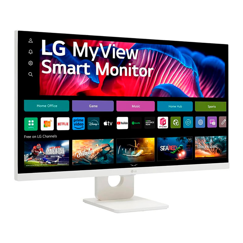 Monitor Smart LG MyView, 27 Pol, IPS, UHD, 5ms, 60Hz, HDMI/Tipo-C, 27SR73U-W - miniatura 3