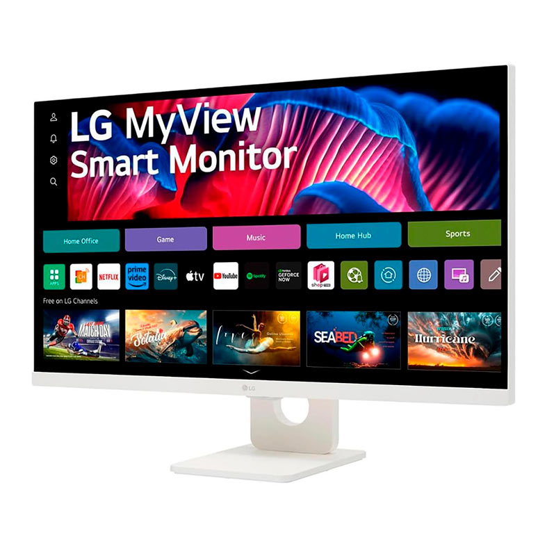 Monitor Smart LG MyView, 27 Pol, IPS, UHD, 5ms, 60Hz, HDMI/Tipo-C, 27SR73U-W - miniatura 4