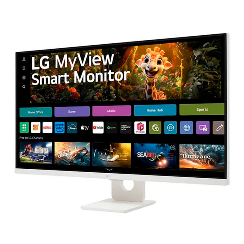 Monitor LG MyView Smart, 32 Pol, VA, UHD, 5ms, 60Hz, ThinQ Home, Air Play, Bluetooth, HDMI, 32SR73U-W - miniatura 4