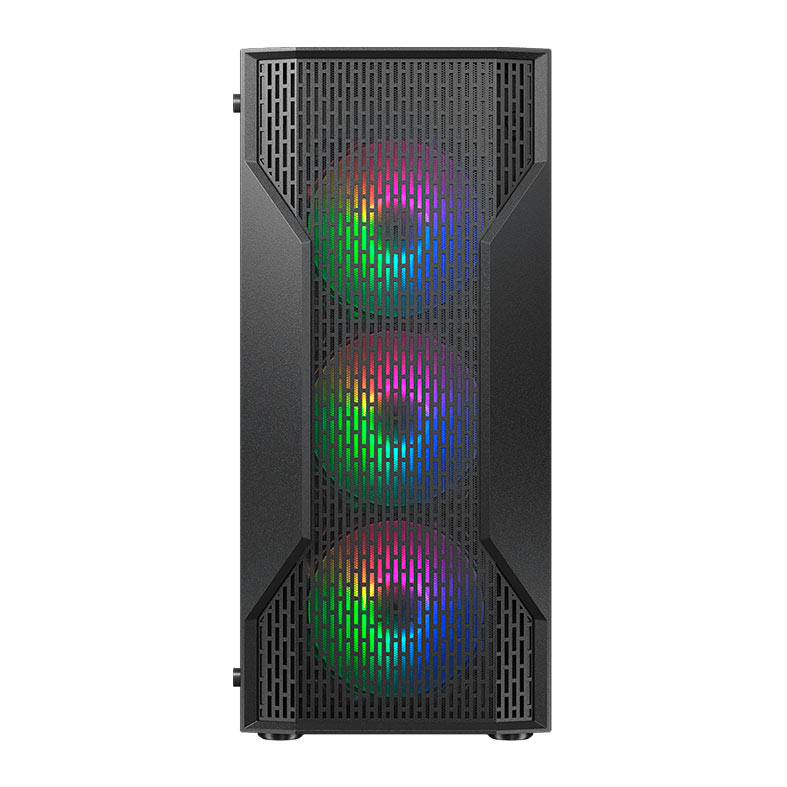 Gabinete Gamer Cougar MX110, RGB, Mid Tower, Lateral de Vidro, Com 4 Fans, Preto, 382BD20.0001 - miniatura 3