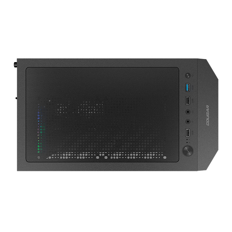 Gabinete Gamer Cougar MX110, RGB, Mid Tower, Lateral de Vidro, Com 4 Fans, Preto, 382BD20.0001 - miniatura 10