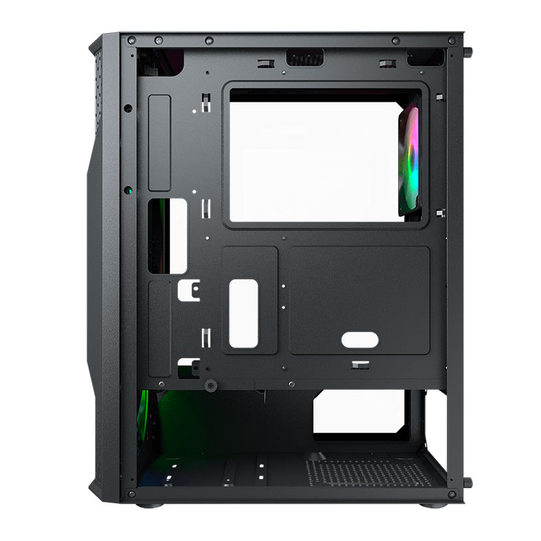 Gabinete Gamer Cougar MX110, RGB, Mid Tower, Lateral de Vidro, Com 4 Fans, Preto, 382BD20.0001 - miniatura 9