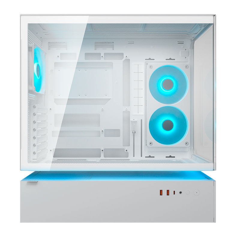 Gabinete Gamer Cougar CFV235, ARGB, Mid-Tower, Lateral de Vidro, Com 2 Fans, Branco, 382DA40.0002 - miniatura 5