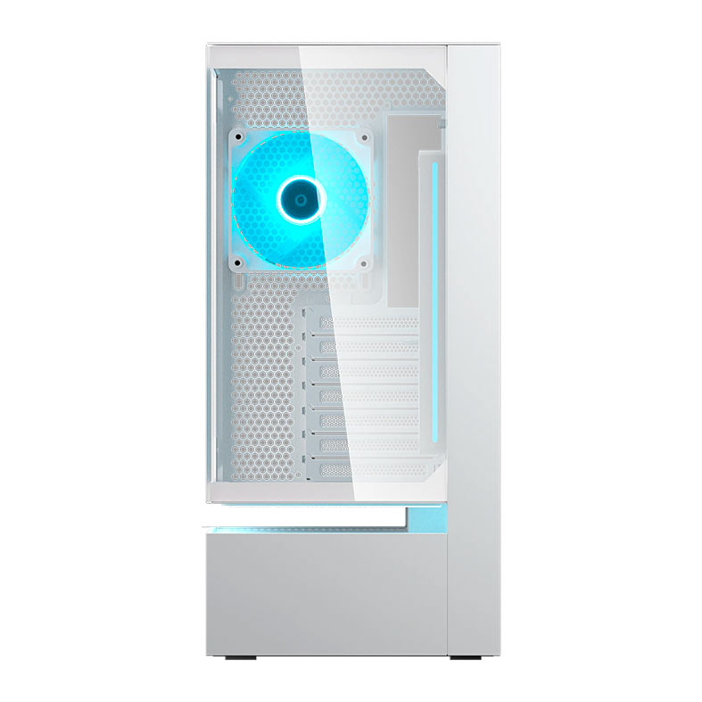 Gabinete Gamer Cougar CFV235, ARGB, Mid-Tower, Lateral de Vidro, Com 2 Fans, Branco, 382DA40.0002 - miniatura 4