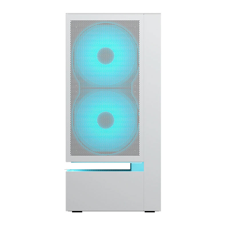 Gabinete Gamer Cougar CFV235 Mesh, RGB, Mid Tower, Lateral de Vidro, Com 3 Fans, Branco, 382DA40.0006 - miniatura 4