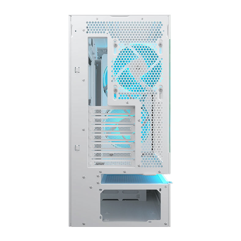 Gabinete Gamer Cougar CFV235 Mesh, RGB, Mid Tower, Lateral de Vidro, Com 3 Fans, Branco, 382DA40.0006 - miniatura 8