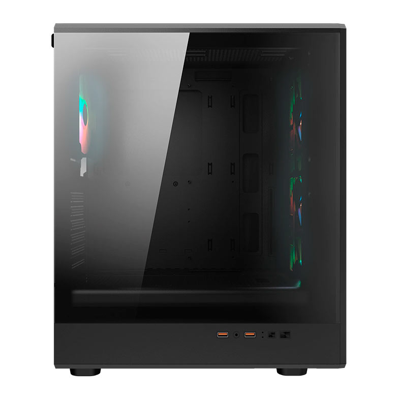 Gabinete Gamer Cougar Airface Pure, RGB, Mid-Tower, Lateral de Vidro, Com 4 Fans, Preto, 382GA50.0001 - miniatura 7
