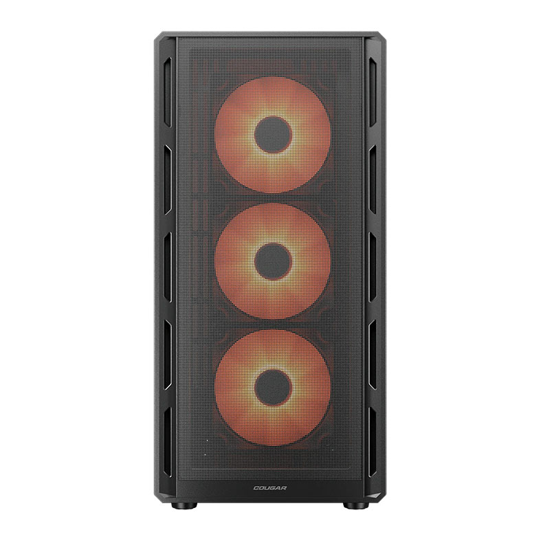 Gabinete Gamer Cougar Airface Pure Pro, ARGB, Mid-Tower, Lateral de Vidro, Com 4 Fans, Preto, 382GA50.0003 - miniatura 4