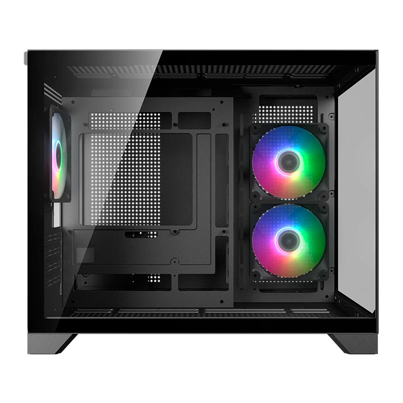 Gabinete Gamer Cougar FV150 Mini, RGB, Mini-Tower, Lateral de Vidro, Com 3 Fans, Preto, 382QA60.0001 - miniatura 5