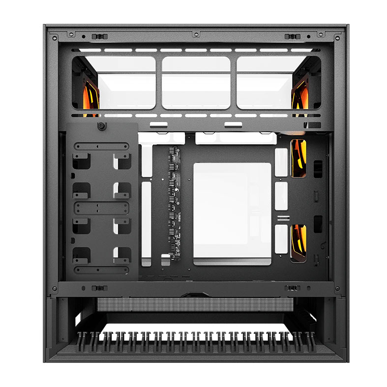 Gabinete Gamer Cougar OmnyX, RGB, Mid Tower, Lateral de Vidro, Com 4 Fans, Preto, 382WA30.0001 - miniatura 8