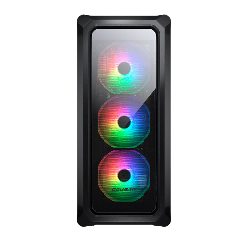 Gabinete Gamer Cougar Archon 2 RGB, Mid-Tower, Lateral de Vidro, Com 3 Fans, Preto, 385CC50.0003 - miniatura 4