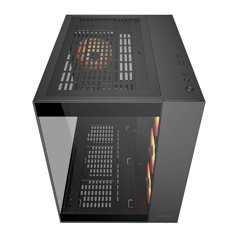 Gabinete Gamer Cougar FV150, RGB, Mid-Tower, Lateral de Vidro, Com 4 Fans, Preto, 385KA10.0001 - miniatura 5