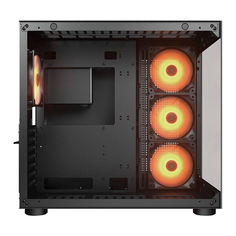 Gabinete Gamer Cougar FV150, RGB, Mid-Tower, Lateral de Vidro, Com 4 Fans, Preto, 385KA10.0001 - miniatura 8