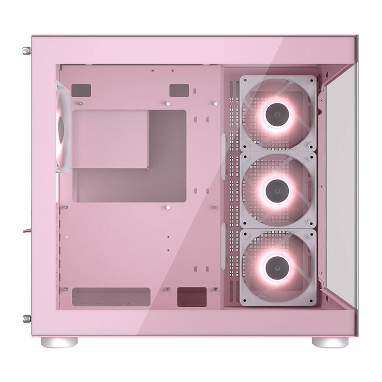 Gabinete Gamer Cougar FV150, RGB, Mid-Tower, Lateral de Vidro, Com 4 Fans, Rosa, 385KA10.0005 - miniatura 7