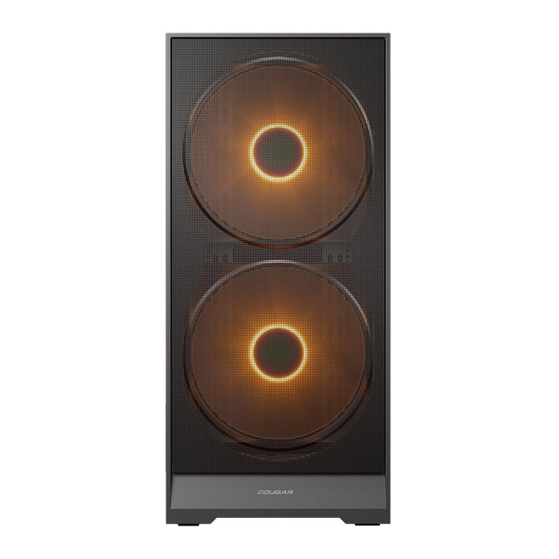 Gabinete Gamer Cougar Airface 180, ARGB, Mid-Tower, Lateral de Vidro, Com 3 Fans, Preto, 385VA40.0001 - miniatura 4