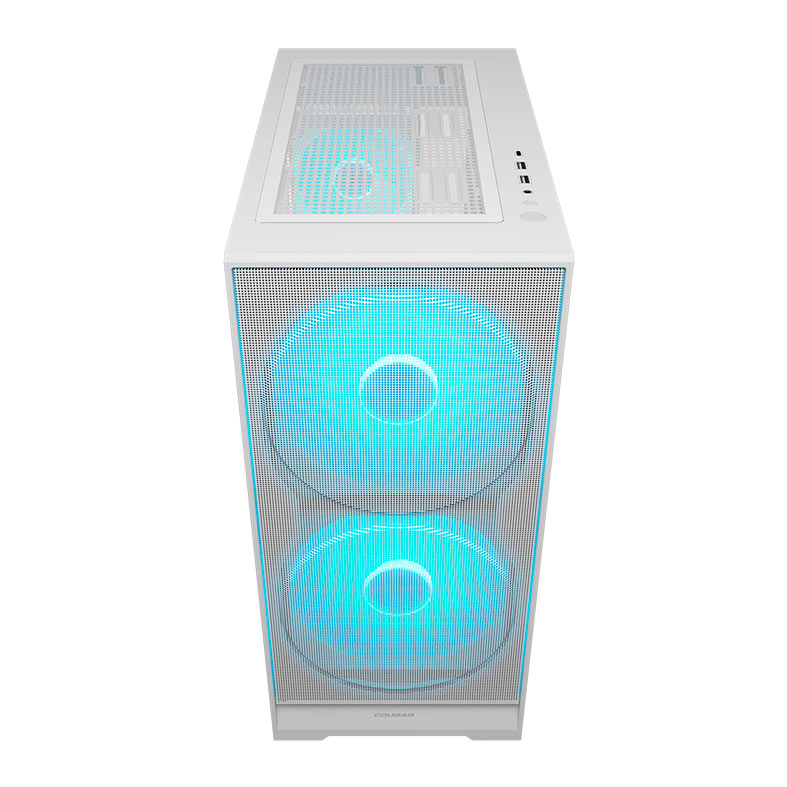 Gabinete Gamer Cougar Airface 180, ARGB, Mid-Tower, Lateral de Vidro, Com 3 Fans, Branco, 385VA40.0002 - miniatura 5