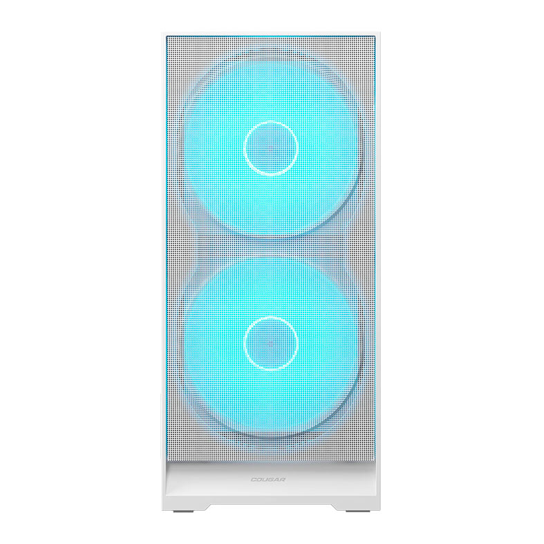 Gabinete Gamer Cougar Airface 180, ARGB, Mid-Tower, Lateral de Vidro, Com 3 Fans, Branco, 385VA40.0002 - miniatura 4