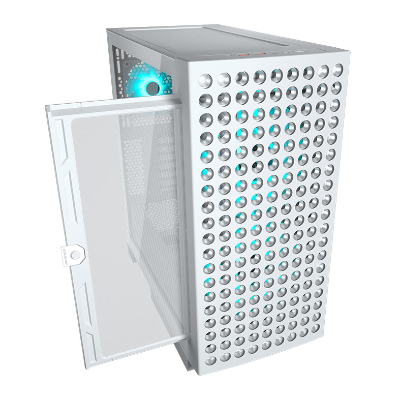 Gabinete Gamer Cougar Airface Eco RGB, Mid-Tower, Lateral de Vidro, Com 3 Fans, Branco, 385YA20.0002 - miniatura 6
