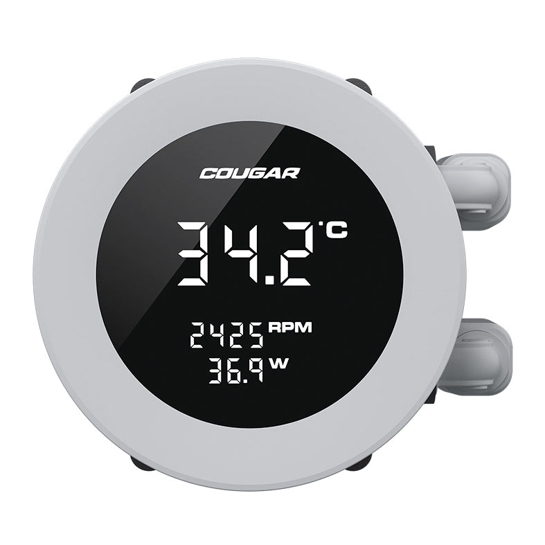 Water Cooler Cougar Poseidon Vistek, ARGB, 360mm, Branco, 3MPVA360.0002 - miniatura 4