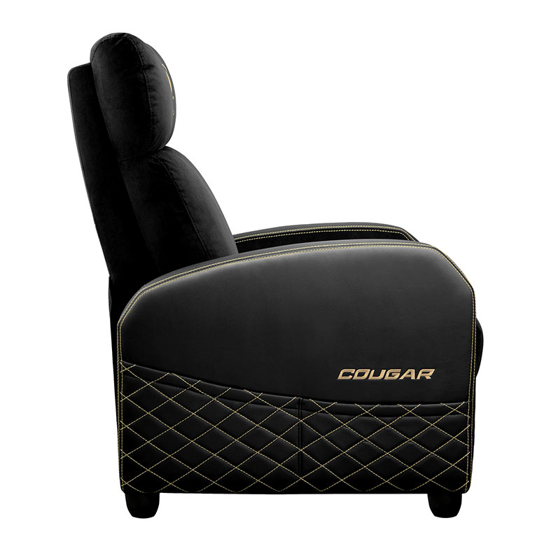 Poltrona Gamer Cougar Ranger Elite Gold, Preto e Dourado, 3MRAEGLB.0001 - miniatura 7
