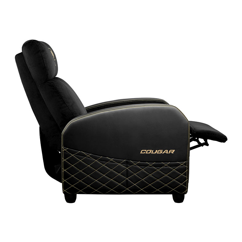 Poltrona Gamer Cougar Ranger Elite Gold, Preto e Dourado, 3MRAEGLB.0001 - miniatura 8
